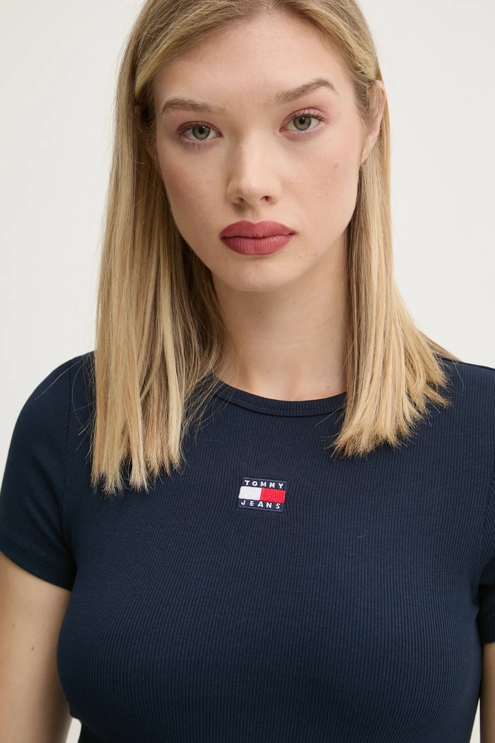 Tommy Jeans t-shirt sötétkék DW0DW20463