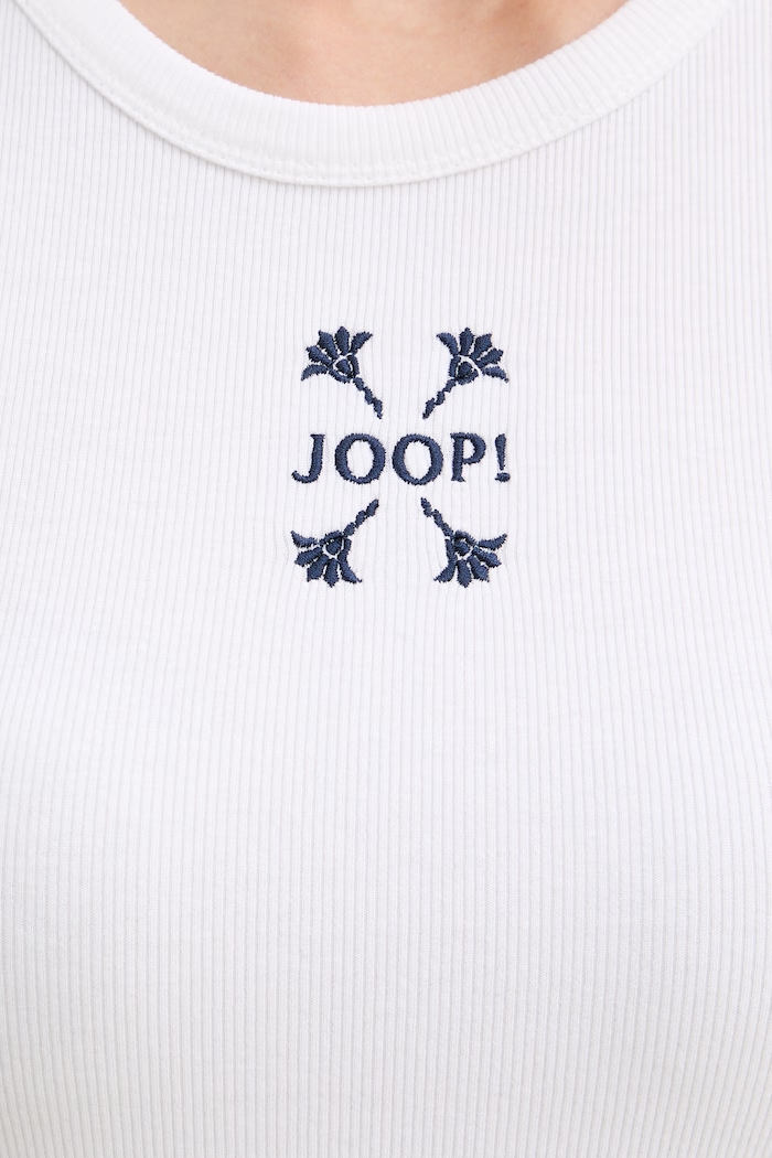 Joop! top pentru femei, din bumbac cu elastan 30042835 alb