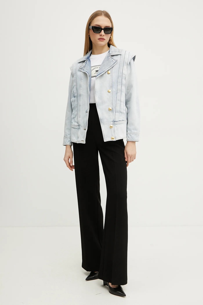 Elisabetta Franchi t-shirt bawełniany MA03551E2 biały SS25