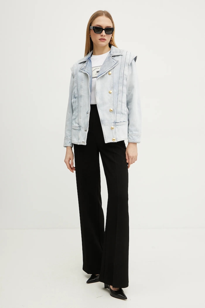 Elisabetta Franchi t-shirt bawełniany MA03551E2 biały SS25