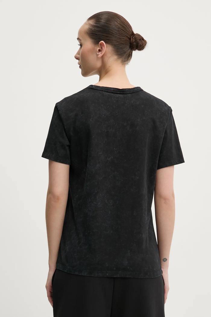 Дрехи Памучна тениска HUGO 50535491 черен