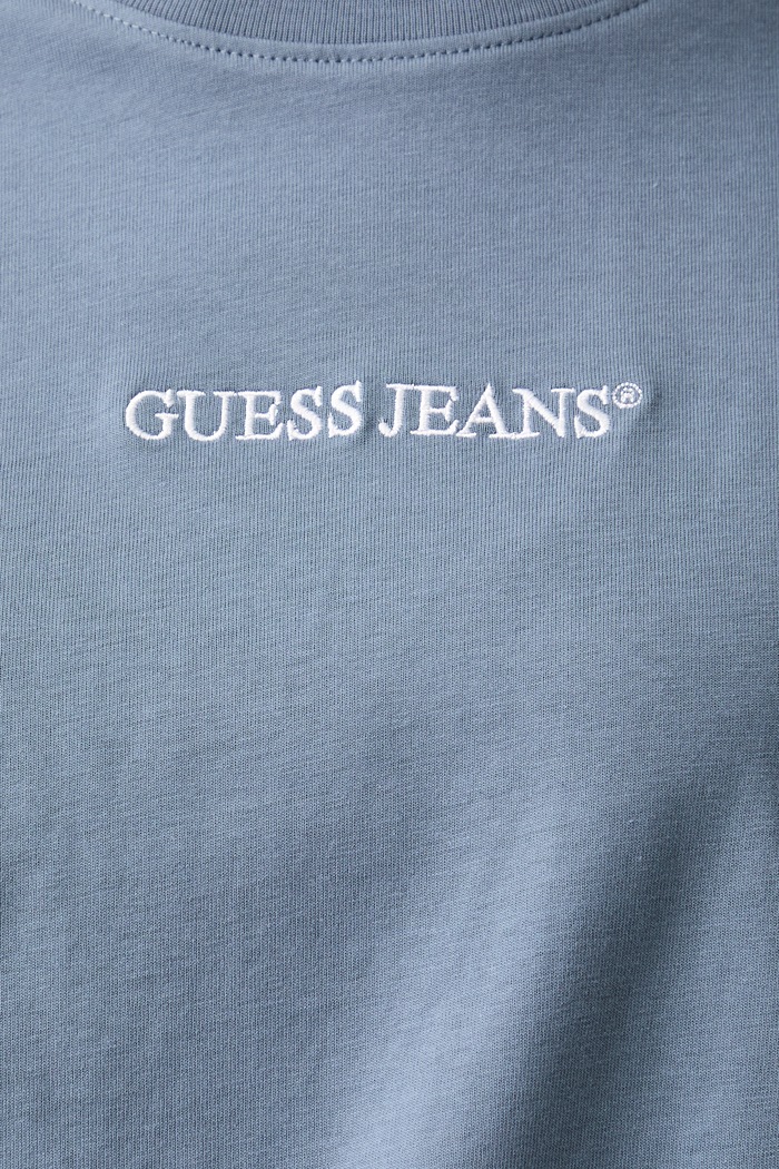 Guess Jeans T-shirt damski bawełniany W5RI42.K8HM0 niebieski