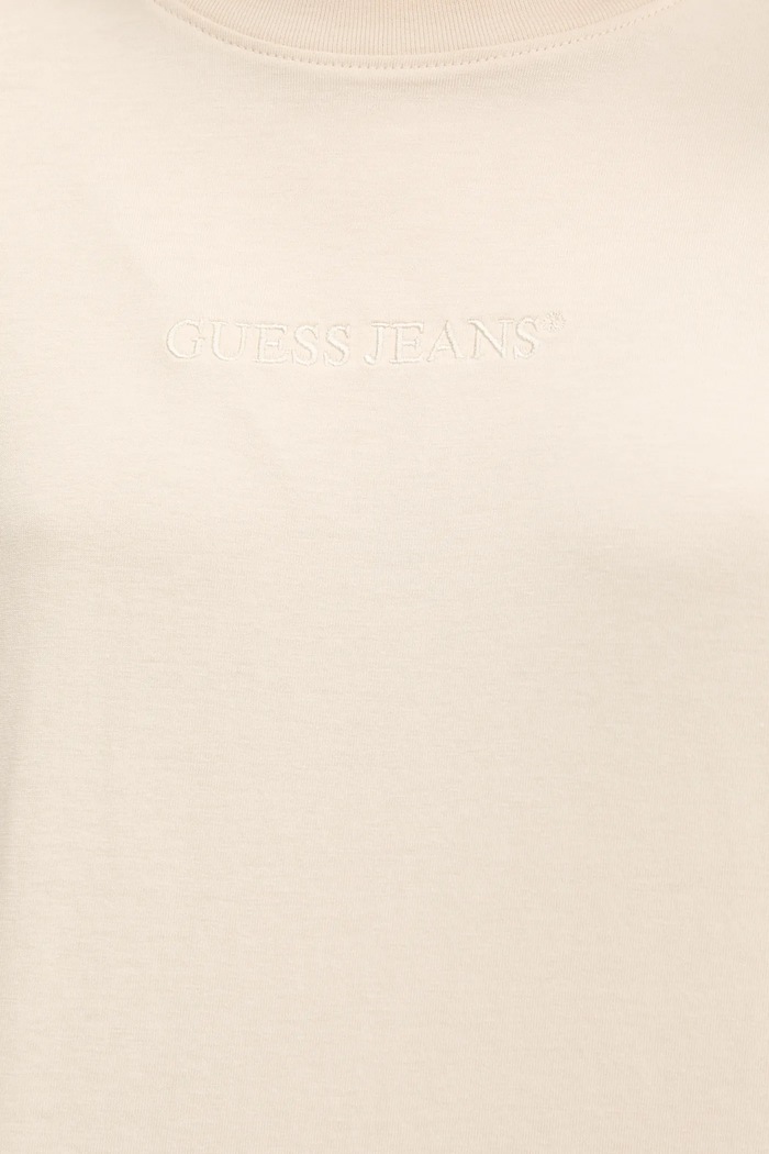 Guess Jeans pamut póló W5RI42.K8HM0 bézs