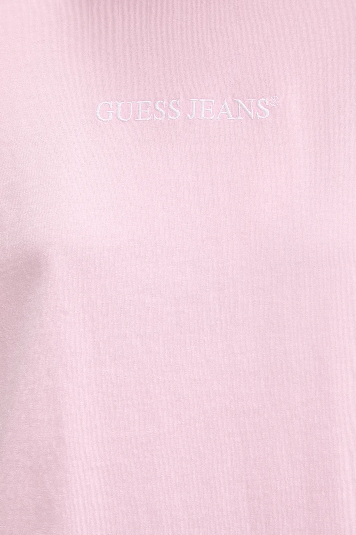 Guess Jeans pamut póló W5RI42.K8HM0 rózsaszín