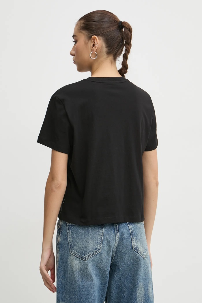 Odzież Guess Jeans t-shirt bawełniany W5RI43.K8HM0 czarny