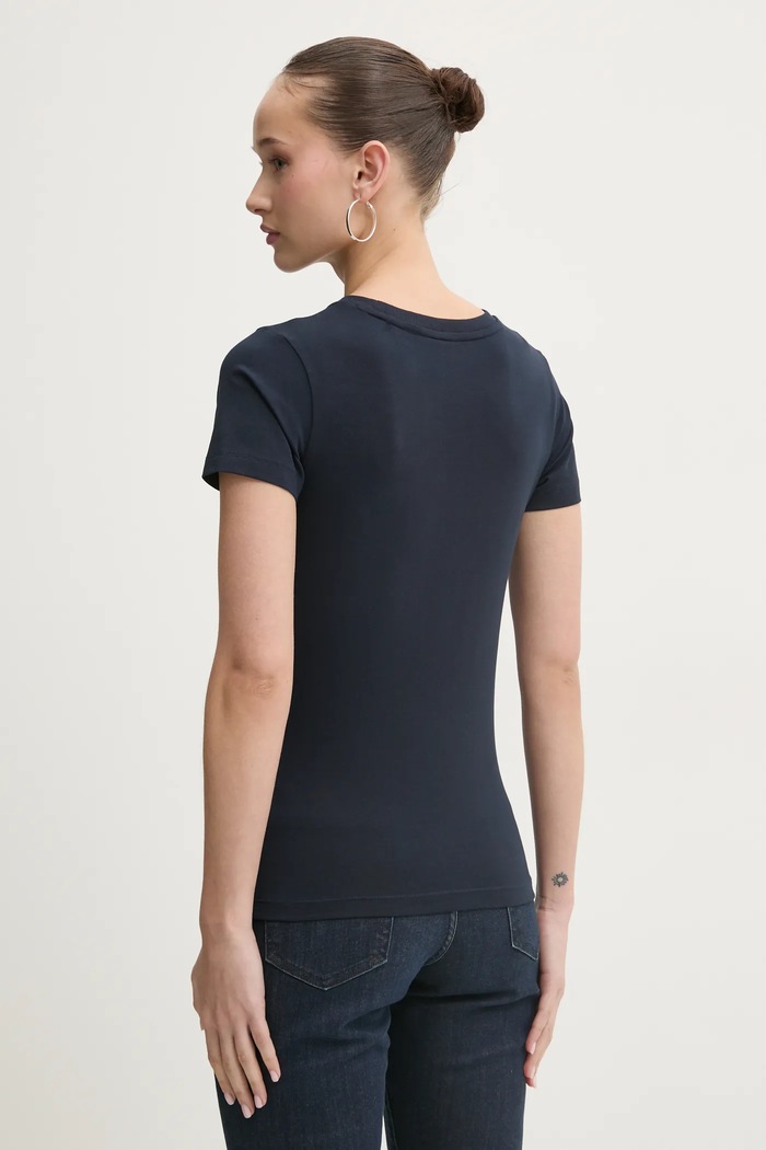Ρούχα Μπλουζάκι Guess Jeans W5RI52.J1314 σκούρο μπλε