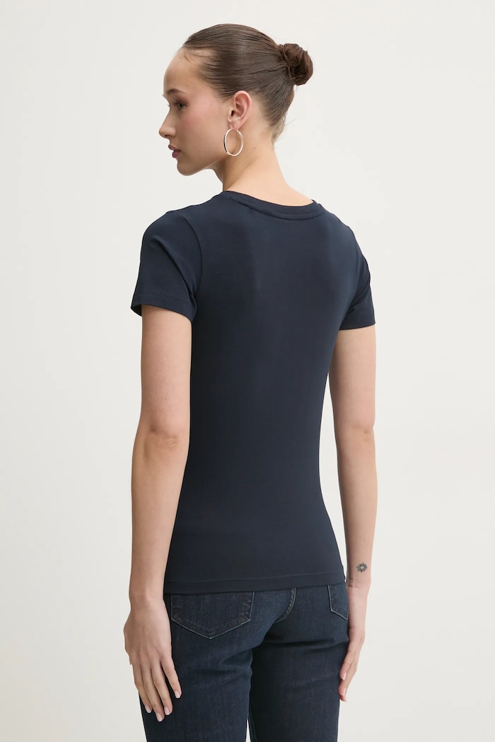 Ρούχα Μπλουζάκι Guess Jeans W5RI52.J1314 σκούρο μπλε