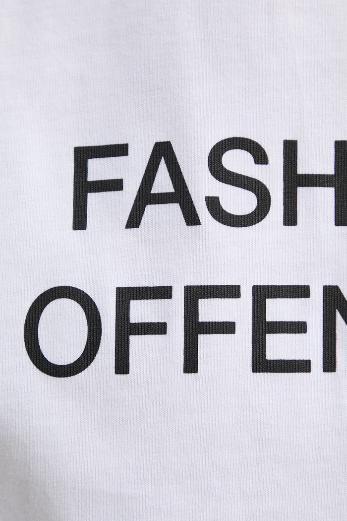 Victoria Beckham t-shirt bawełniany 1125JTS006357A biały