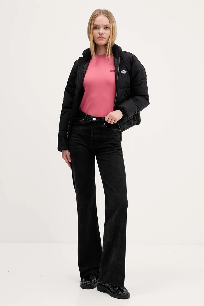 Karl Lagerfeld Jeans tričko dámske bavlnené A1W17004 oranžová AA00