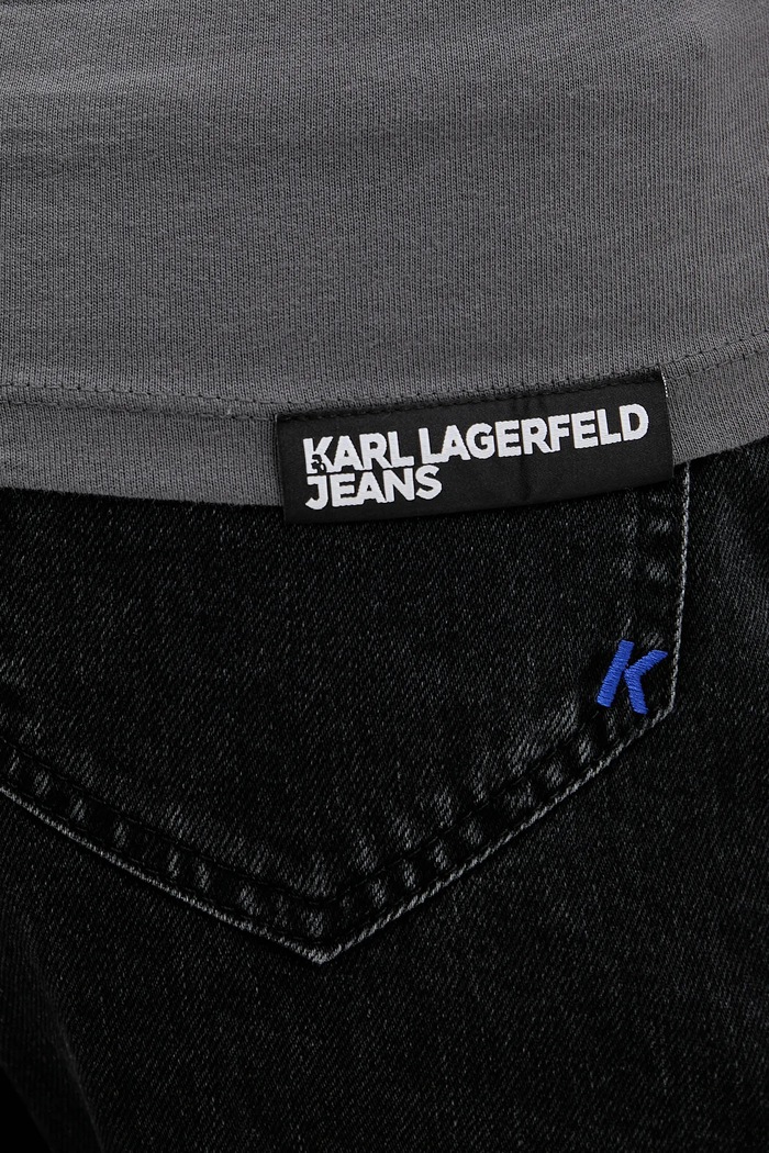 Karl Lagerfeld Jeans tričko dámske bavlnené A1W17004 sivá