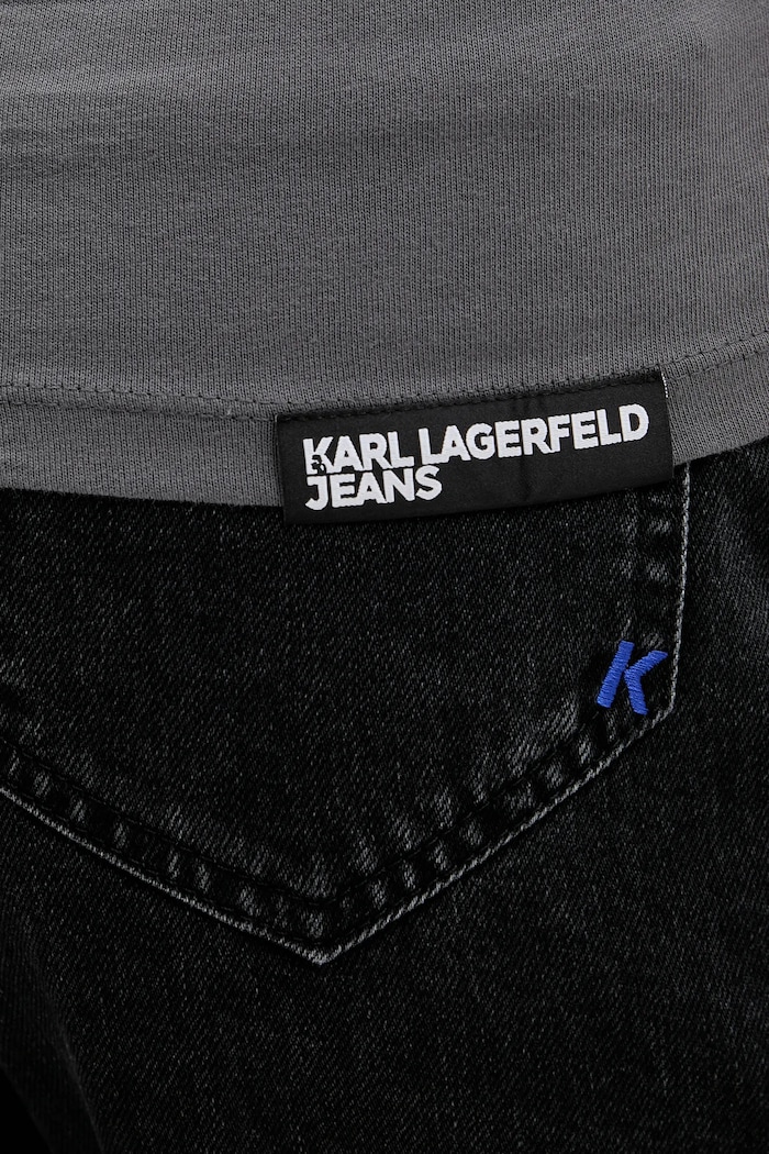 Karl Lagerfeld Jeans tričko dámske bavlnené A1W17004 sivá