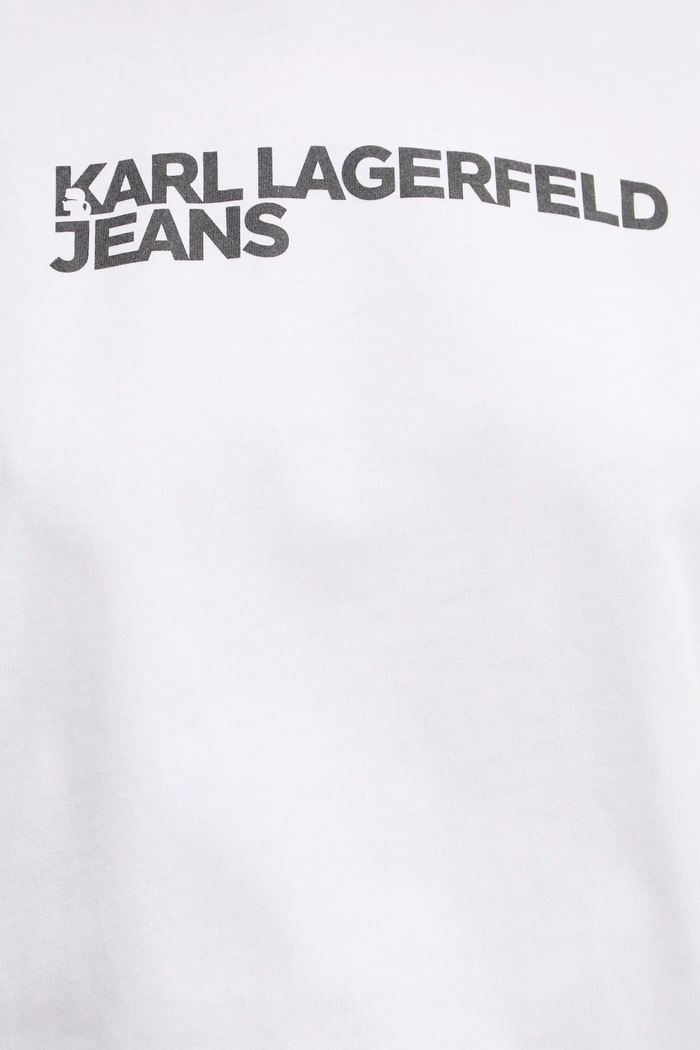 Karl Lagerfeld Jeans tričko dámske bavlnené A1W17005 biela