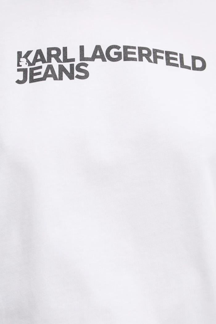 Karl Lagerfeld Jeans tričko dámske bavlnené A1W17005 biela