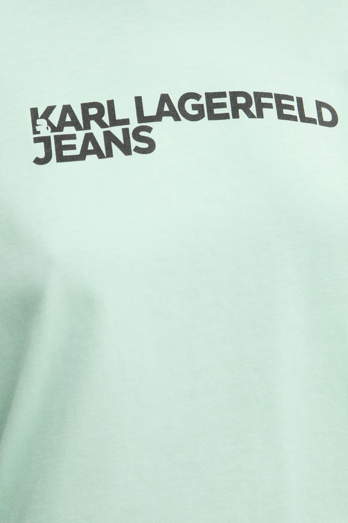 Karl Lagerfeld Jeans t-shirt női pamut A1W17005 zöld