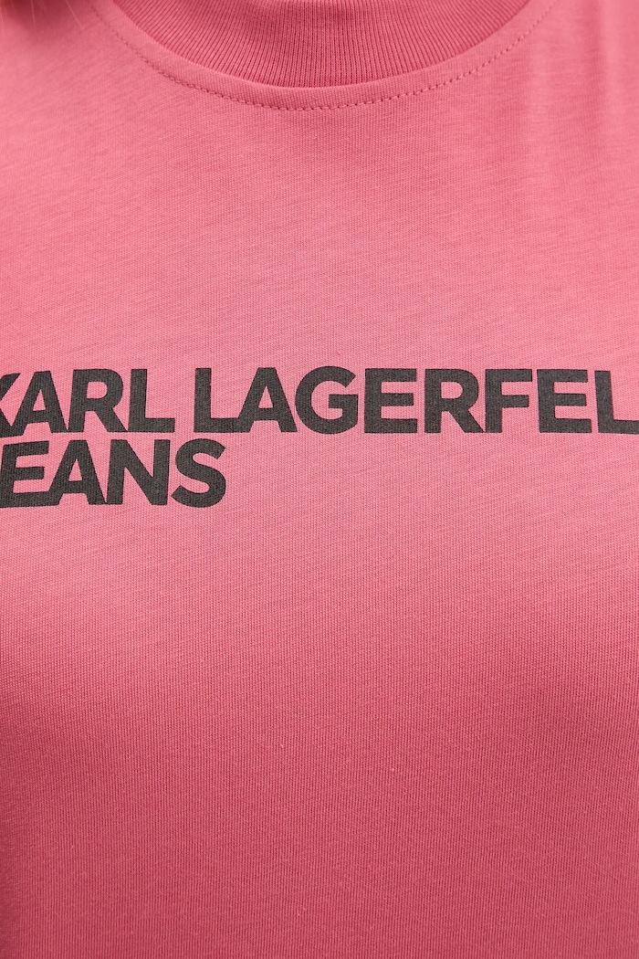 Karl Lagerfeld Jeans tričko dámske bavlnené A1W17005 oranžová