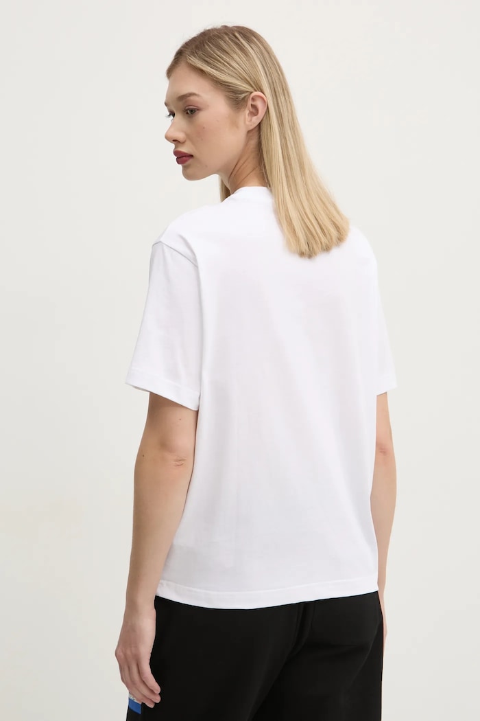 Дрехи Памучна тениска Karl Lagerfeld Jeans A1W17006 бял