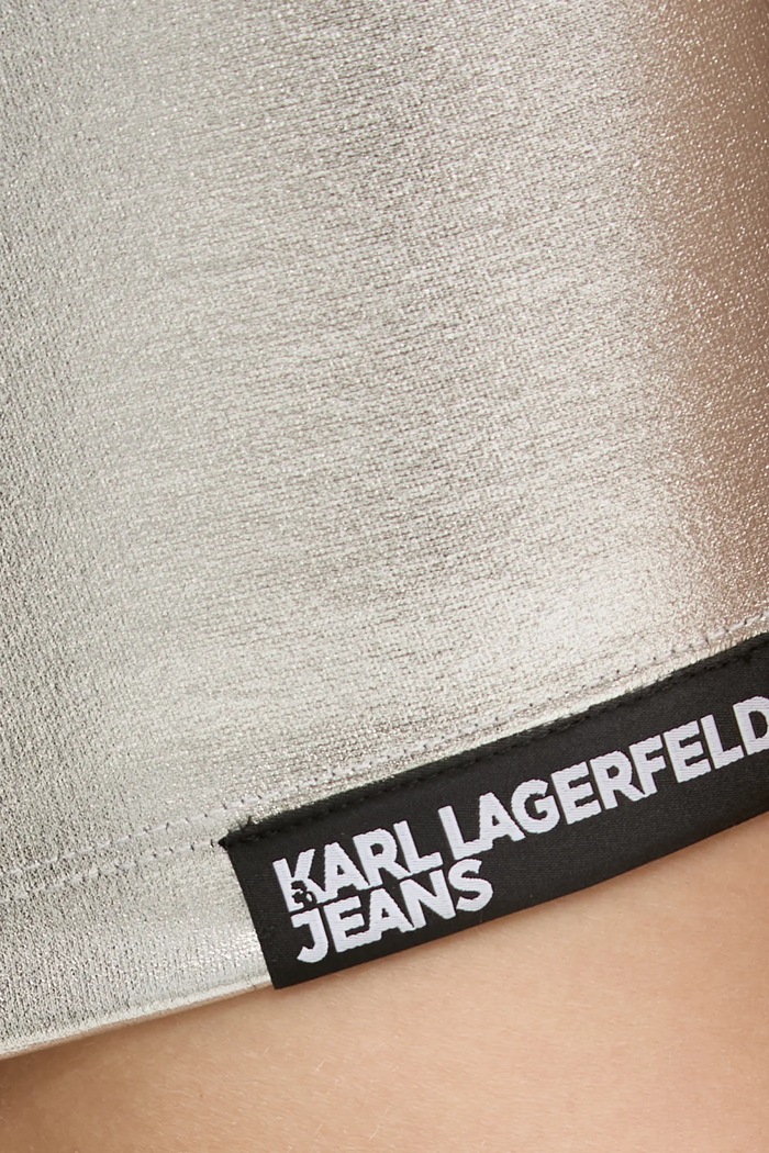 Top Karl Lagerfeld Jeans A1W17040 stříbrná