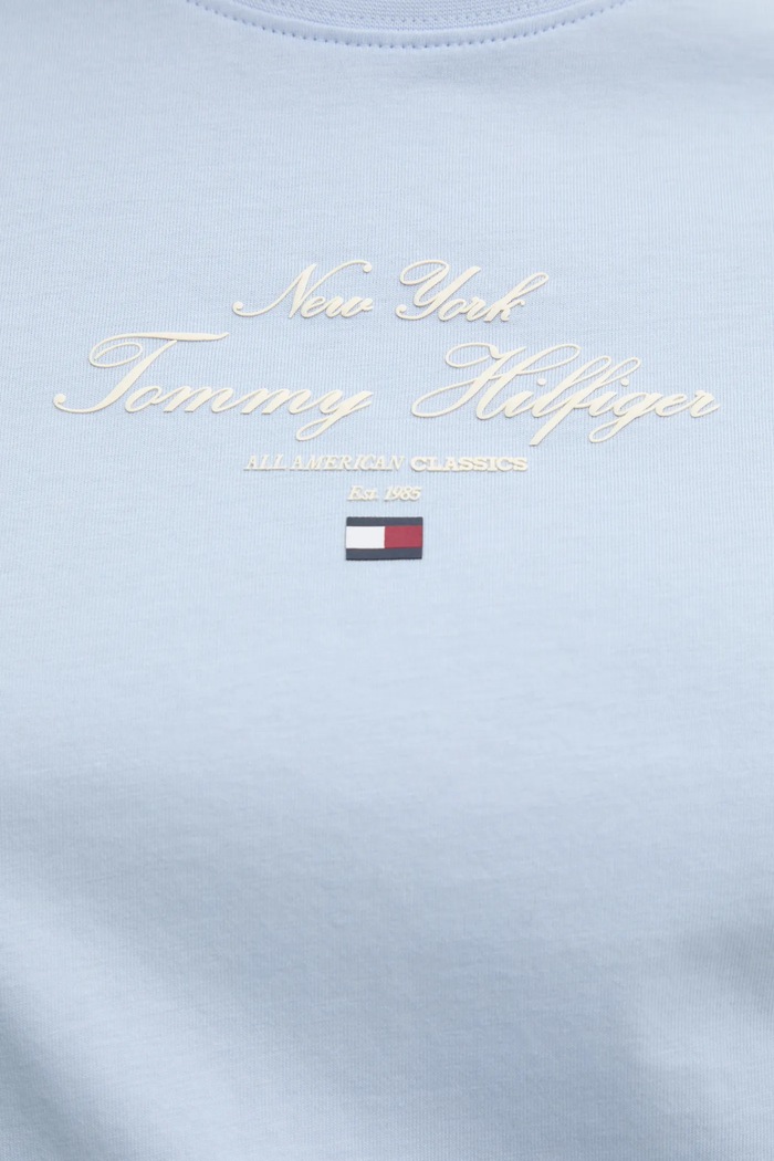 Tommy Hilfiger tricou din bumbac WW0WW43895 albastru