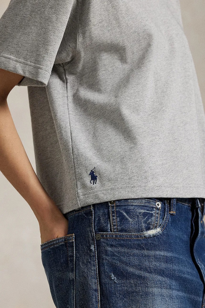 Polo Ralph Lauren t-shirt in cotone grigio 211967106