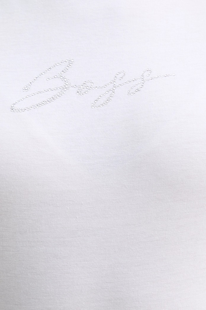 BOSS Orange tricou pentru femei din bumbac C Esogo 2 MA crystal 50538826 alb