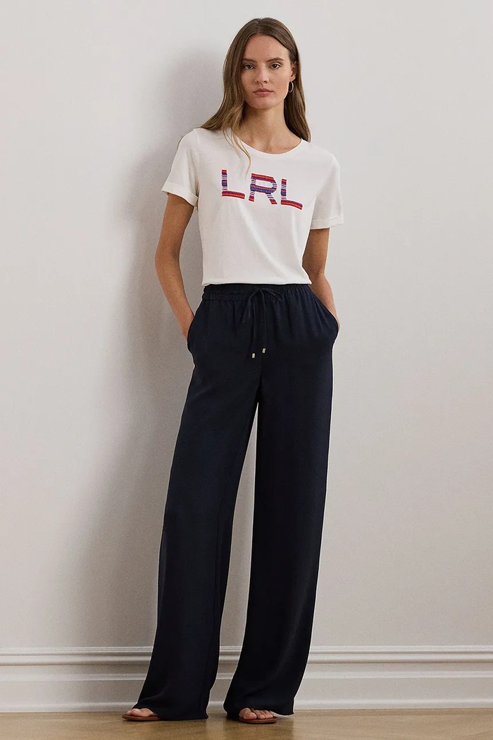 Odzież Lauren Ralph Lauren t-shirt bawełniany 200957668 biały