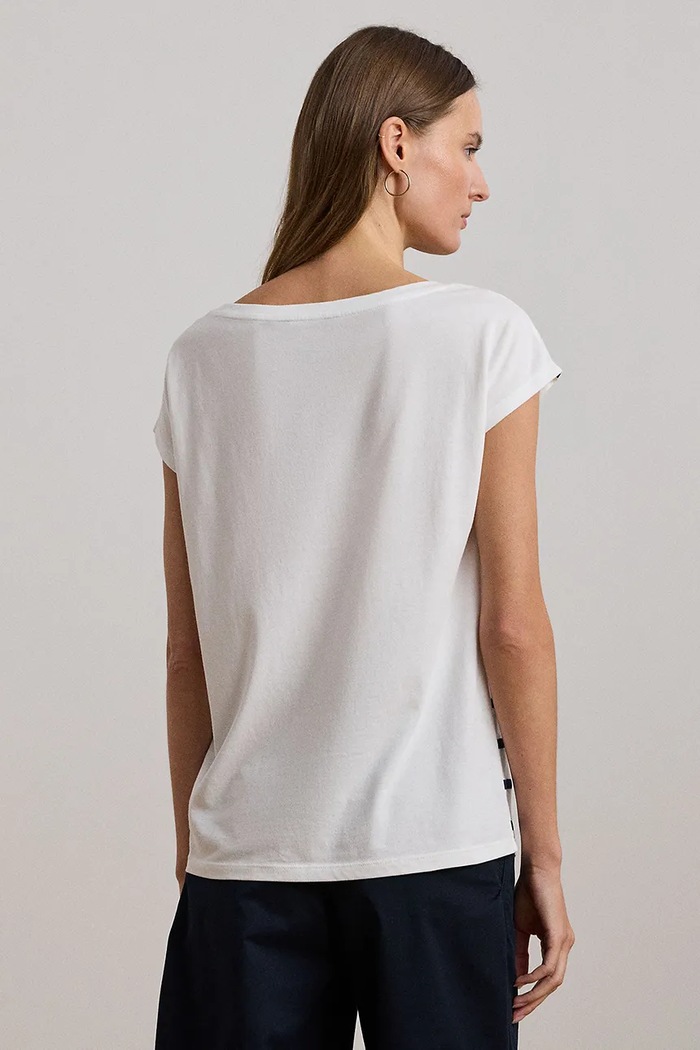 Lauren Ralph Lauren t-shirt 200957677 biały SS25