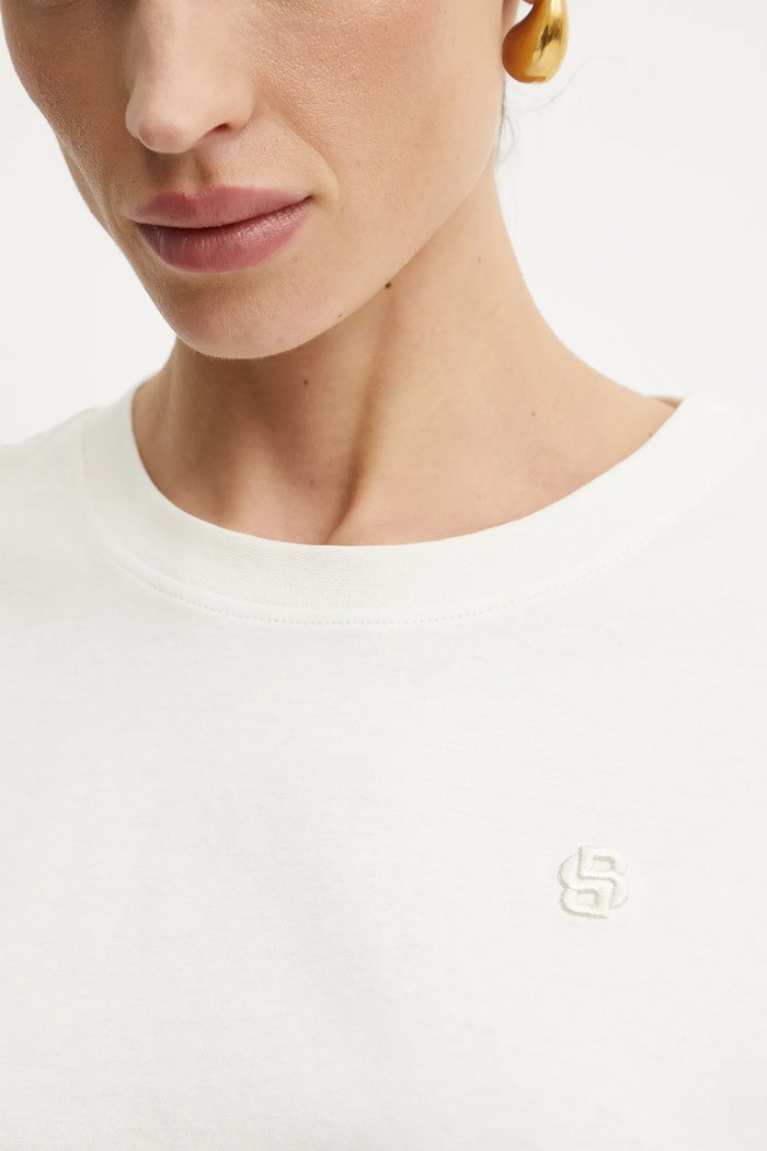 BOSS t-shirt 50532092 beżowy