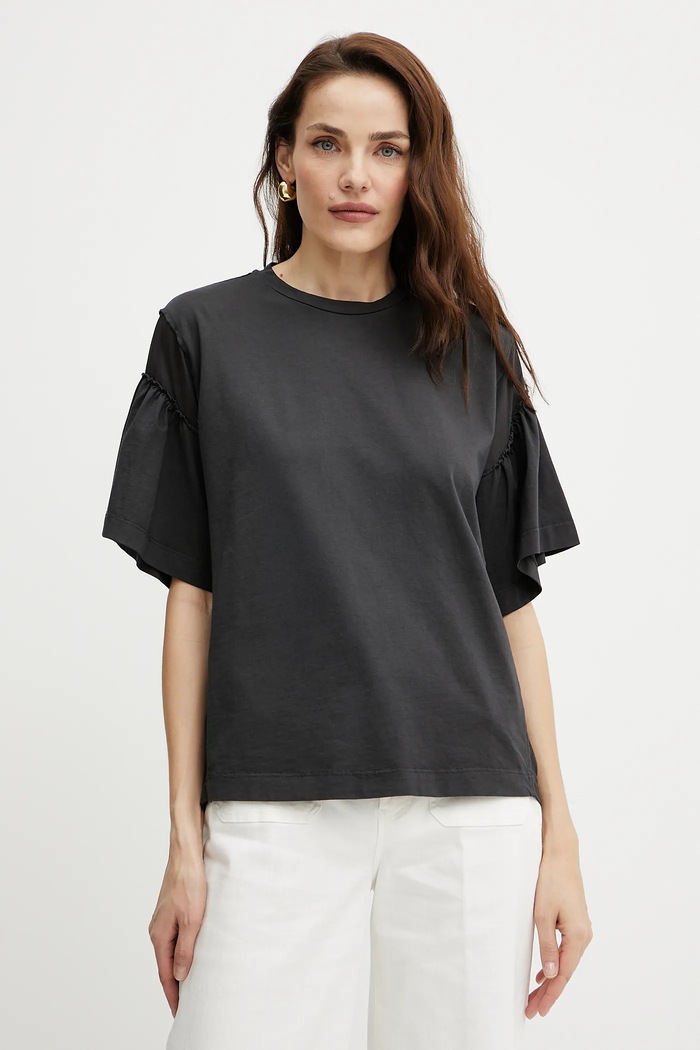 Pinko tricou uni negru 104965.A2HX