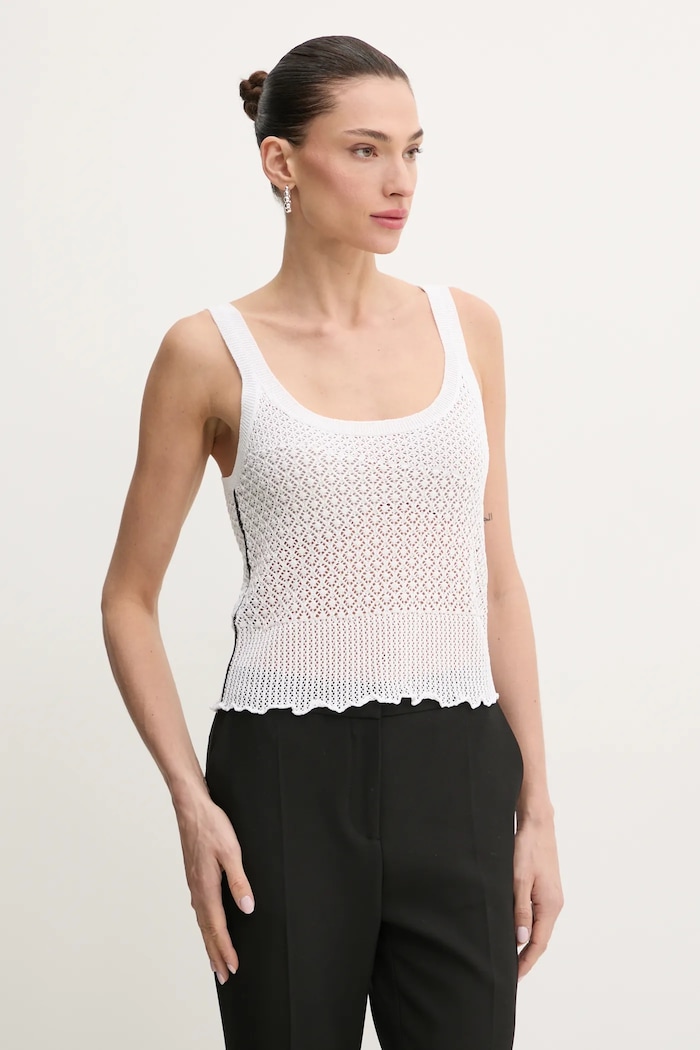 Top Pinko hladký bílá 104642.A2EB