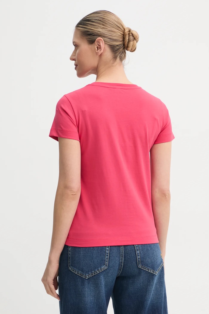 Odzież Pinko t-shirt bawełniany 100355.A2HN czerwony