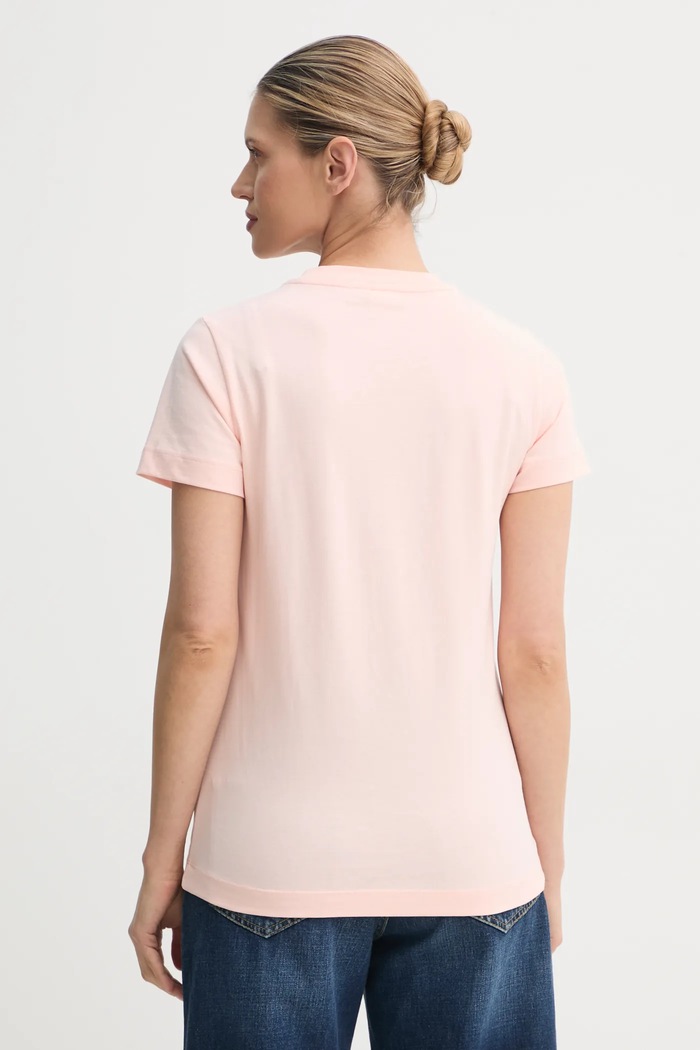 Odzież Pinko t-shirt bawełniany 101752.A2HN różowy