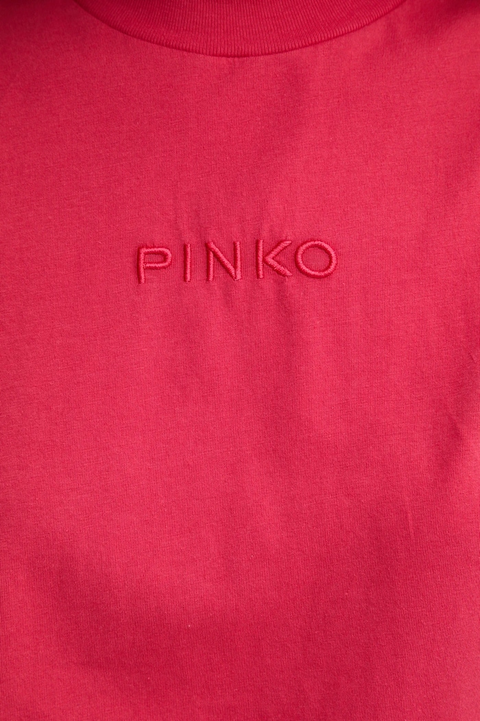 Βαμβακερό μπλουζάκι Pinko 104604.A2F8 κόκκινο