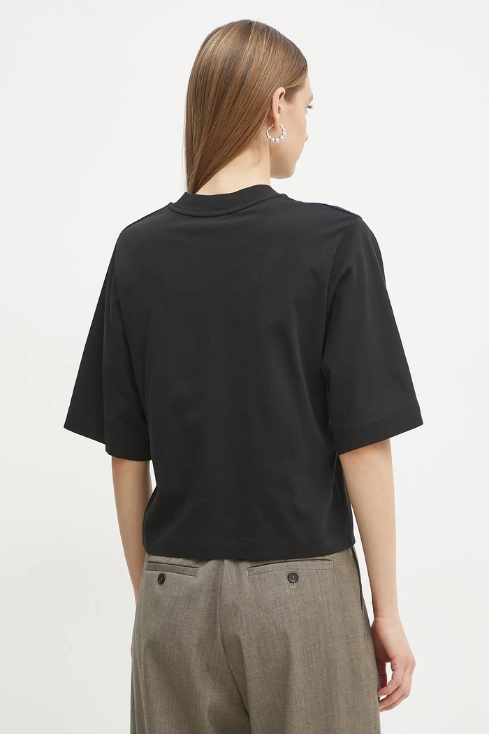 Odzież Pinko t-shirt bawełniany 104604.A2CS czarny