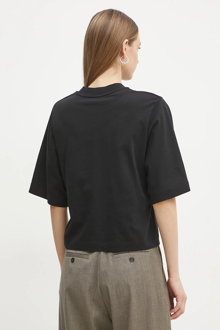 Odzież Pinko t-shirt bawełniany 104604.A2CS czarny