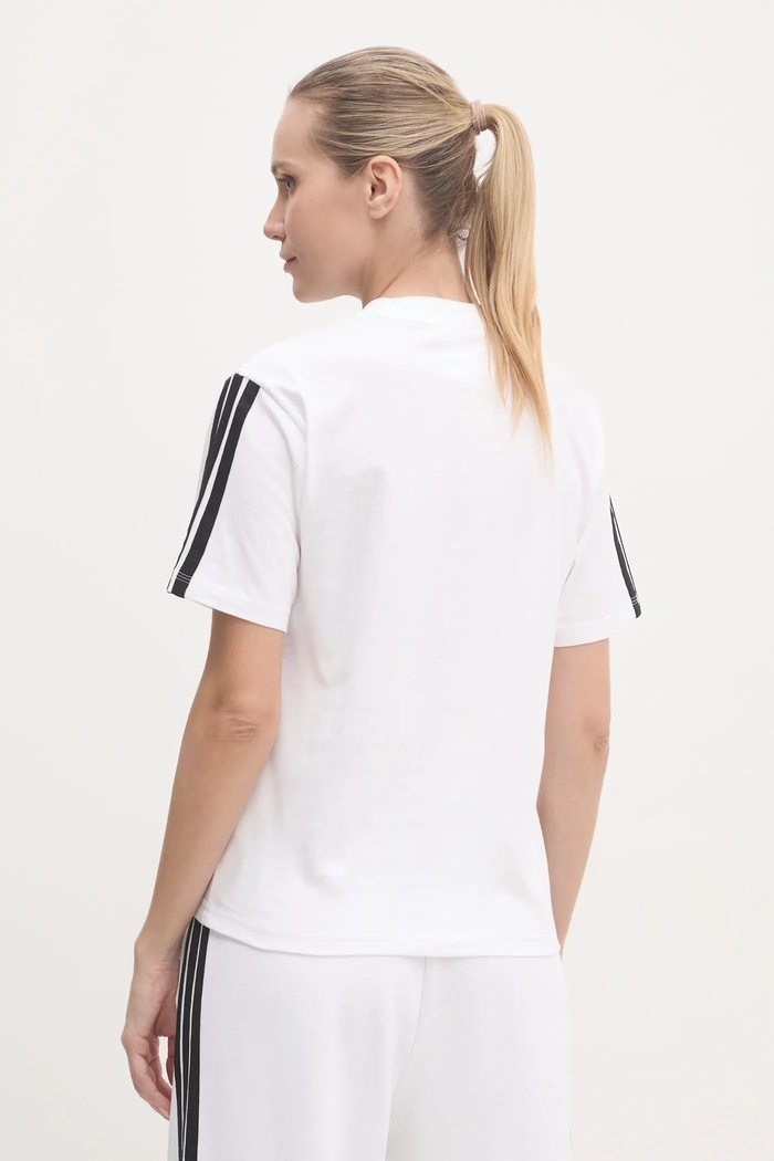 Oblečení Bavlněné tričko adidas Essentials JM2394 béžová