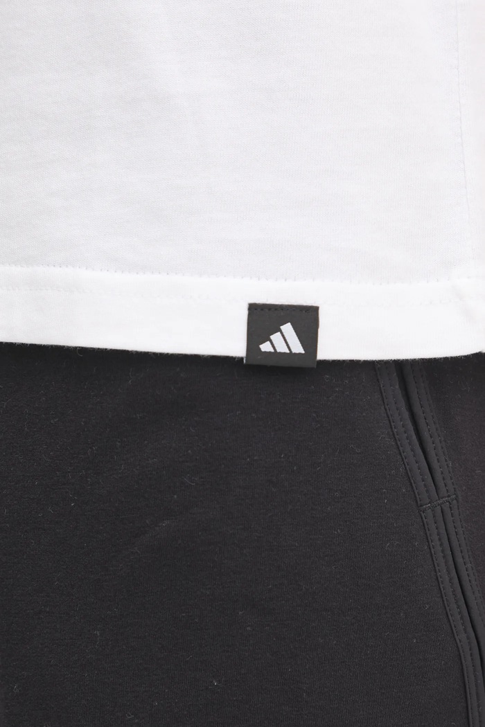 adidas t-shirt bawełniany Camo JN1400 beżowy