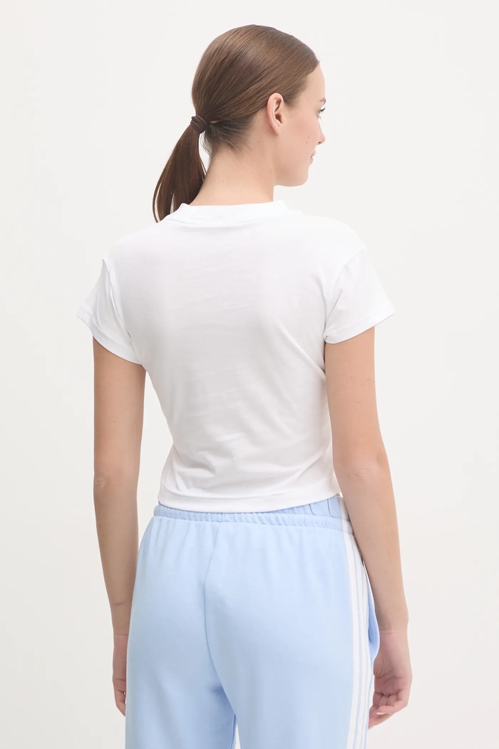 Odzież adidas T-shirt bawełniany Future Icons JE4001 biały