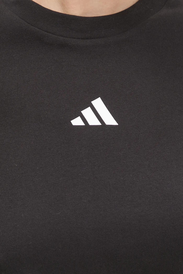 adidas t-shirt bawełniany Future Icons JE0237 czarny
