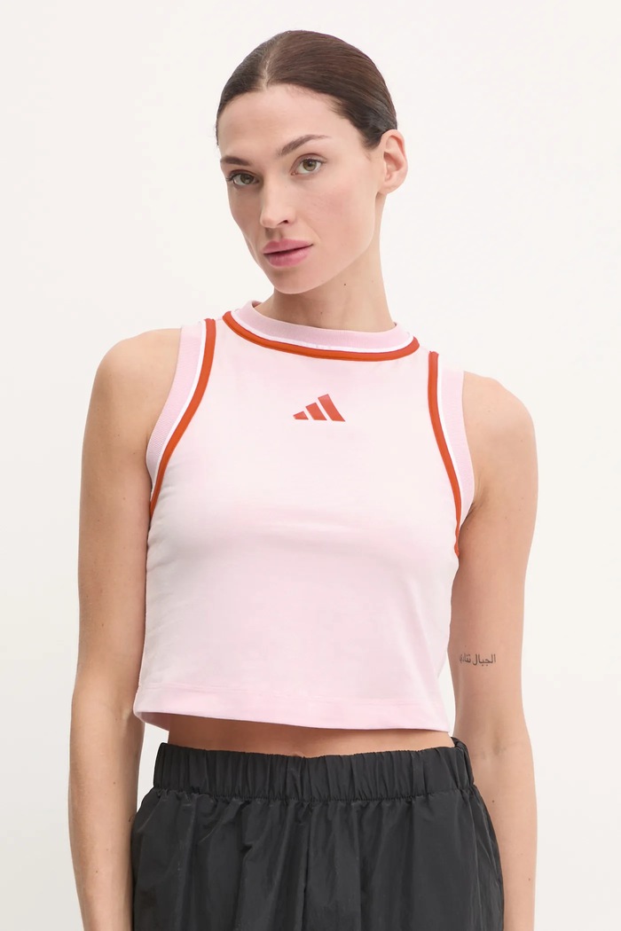 Top adidas W CB Color Pop slim růžová JD5554