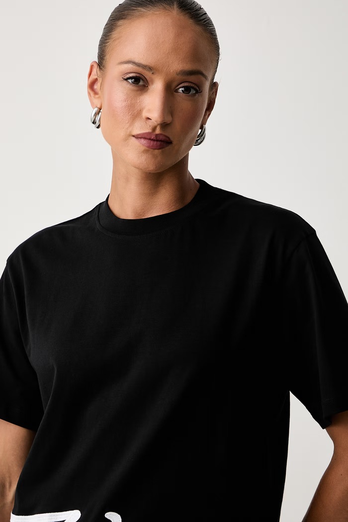 Karl Lagerfeld tricou din bumbac KARL SIGNATURE negru A1W17013