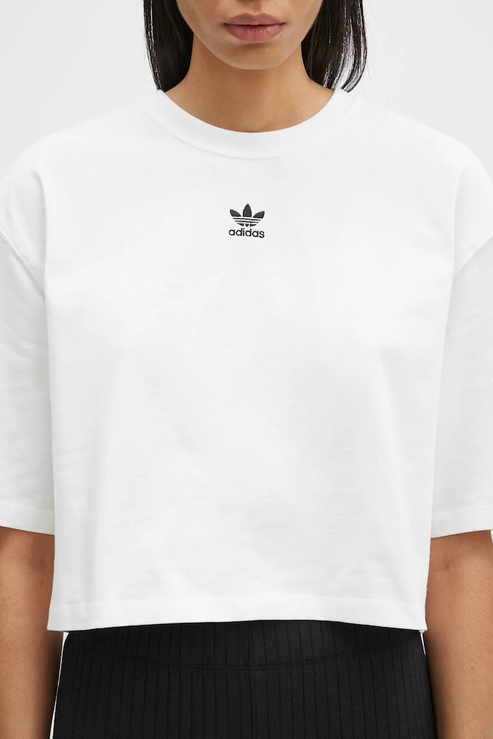 Μπλουζάκι adidas Originals Essential λευκό JJ3385