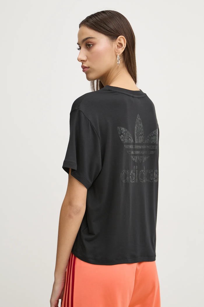 Odzież adidas Originals T-shirt SNAKE TRF TEE JC5748 czarny
