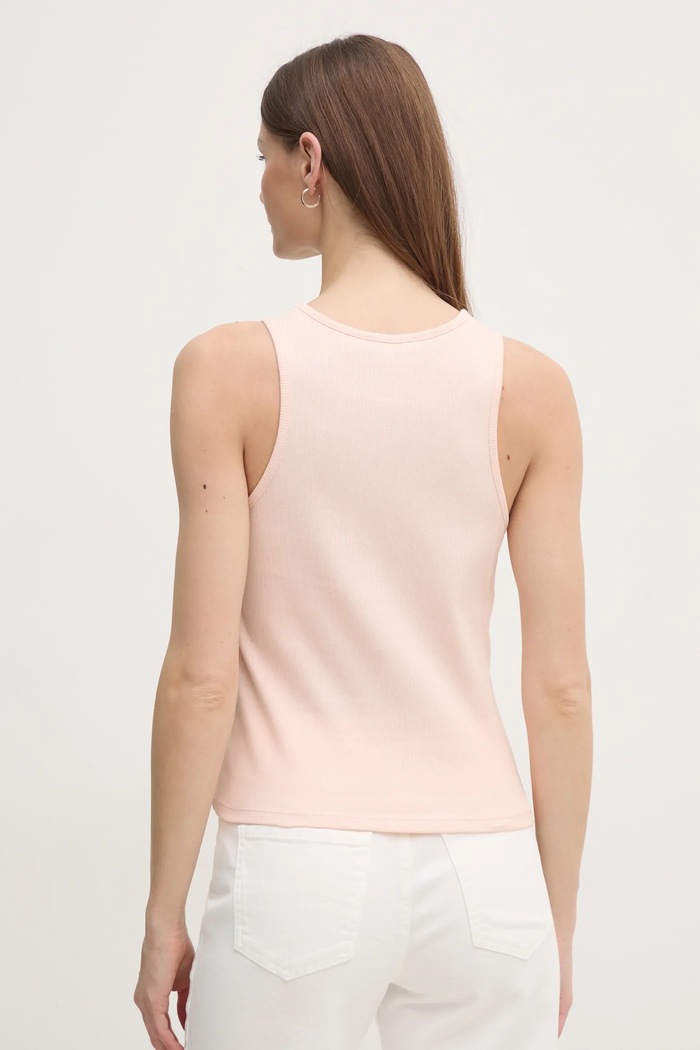 Oblečení Bavlněný top Twinset 251TP2550 růžová