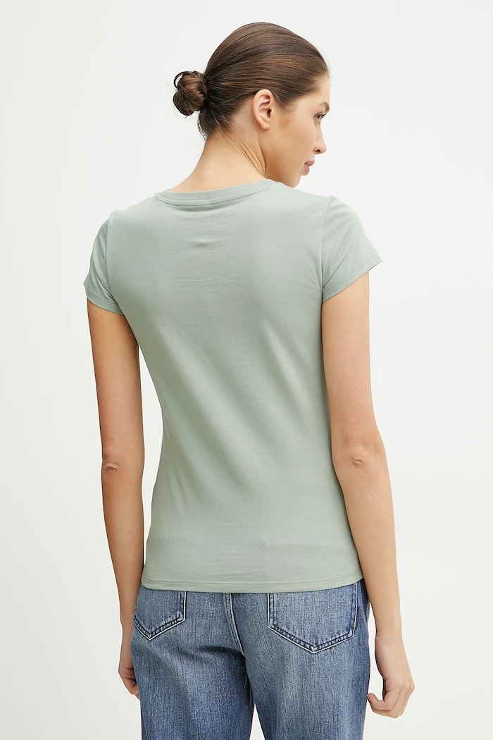 Îmbrăcăminte Armani Exchange tricou din bumbac XW000386.AF10354 verde