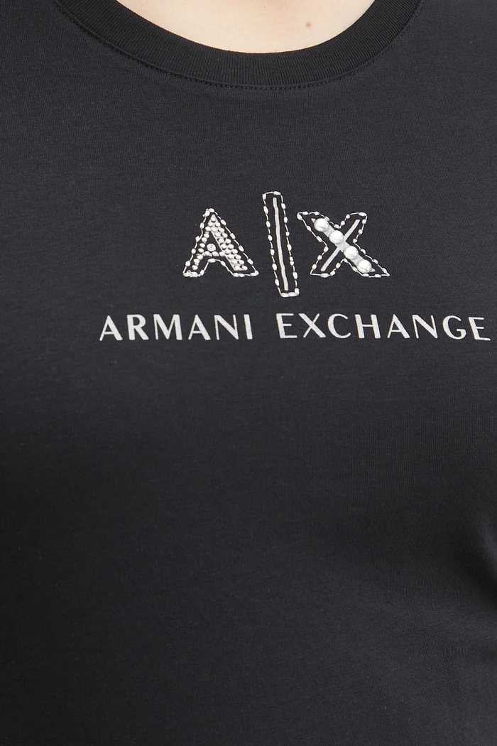 Bavlnené tričko Armani Exchange XW000386.AF10354 čierna