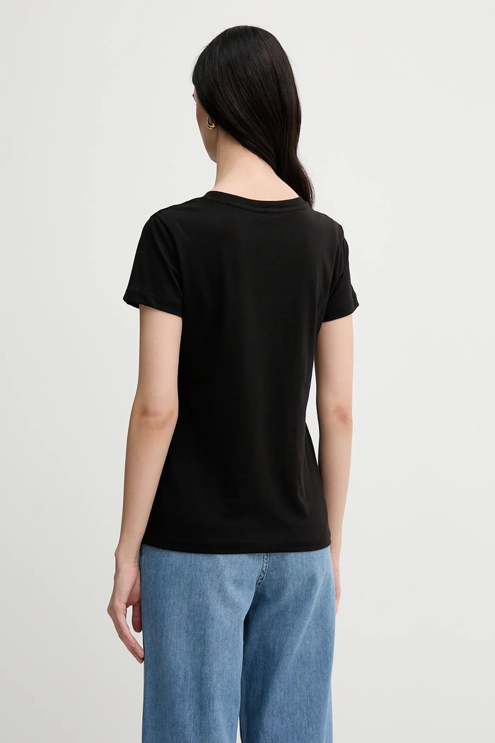 Armani Exchange t-shirt bawełniany XW000391.AF10356 czarny SS25