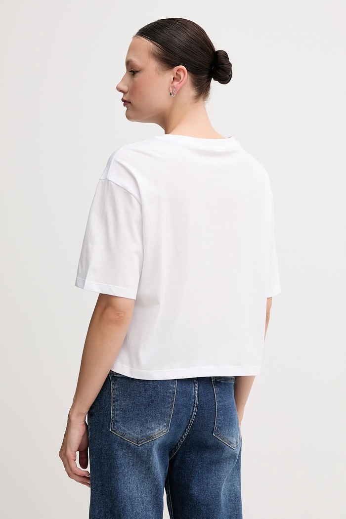 Armani Exchange T-shirt bawełniany XW000520.AF10359 biały SS25