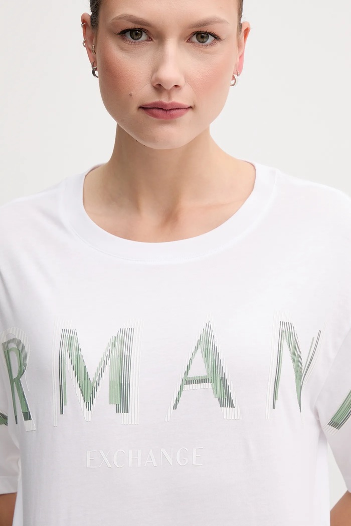 Odzież Armani Exchange T-shirt bawełniany XW000520.AF10359 biały