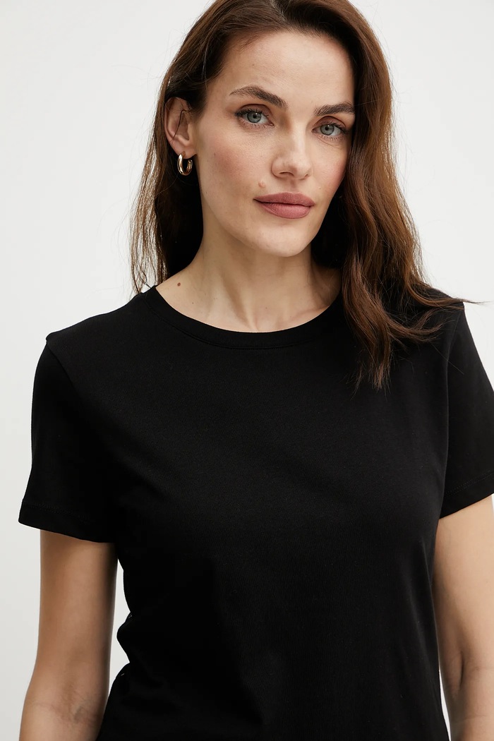 Armani Exchange t-shirt bawełniany czarny XW000528.AF10356