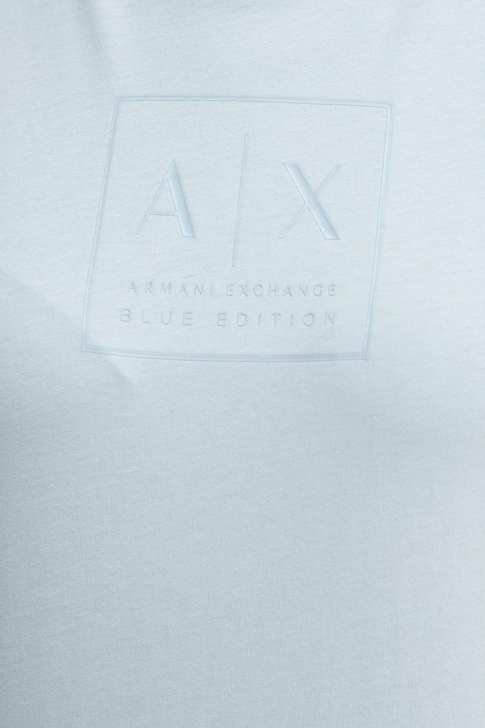 Bavlnené tričko Armani Exchange modrá XW000530.AF10359